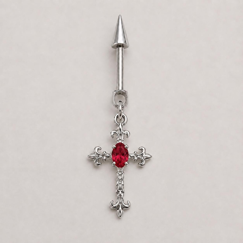ETSY 4569337374 | IMAGE 7 | Gothic CZ Cross Dangle