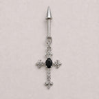 ETSY 4569337374 | IMAGE 9 | Gothic CZ Cross Dangle
