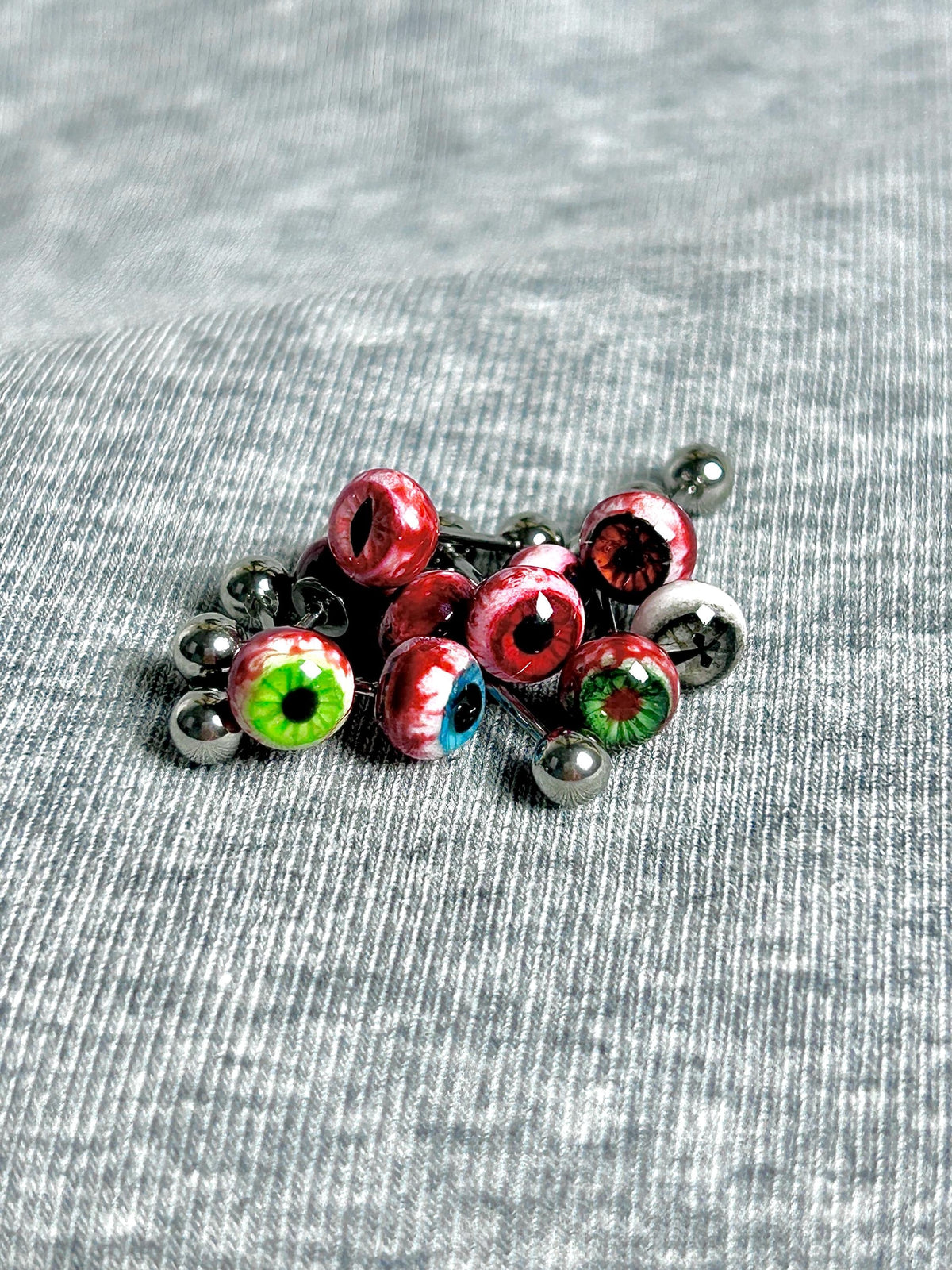 Cthulhu Eye - Bloody Mary Twin Gaze | Tongue/Ear/Lip Barbell