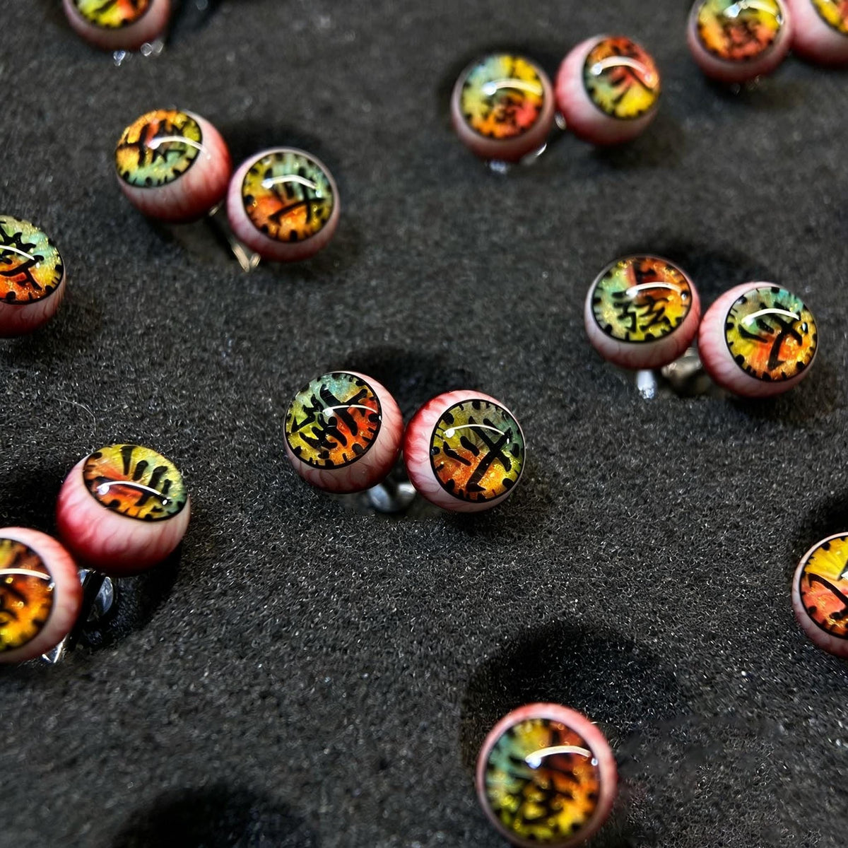 Cthulhu Eye - Upper Rank Two Doma | Ear/Tongue Titanium Studs