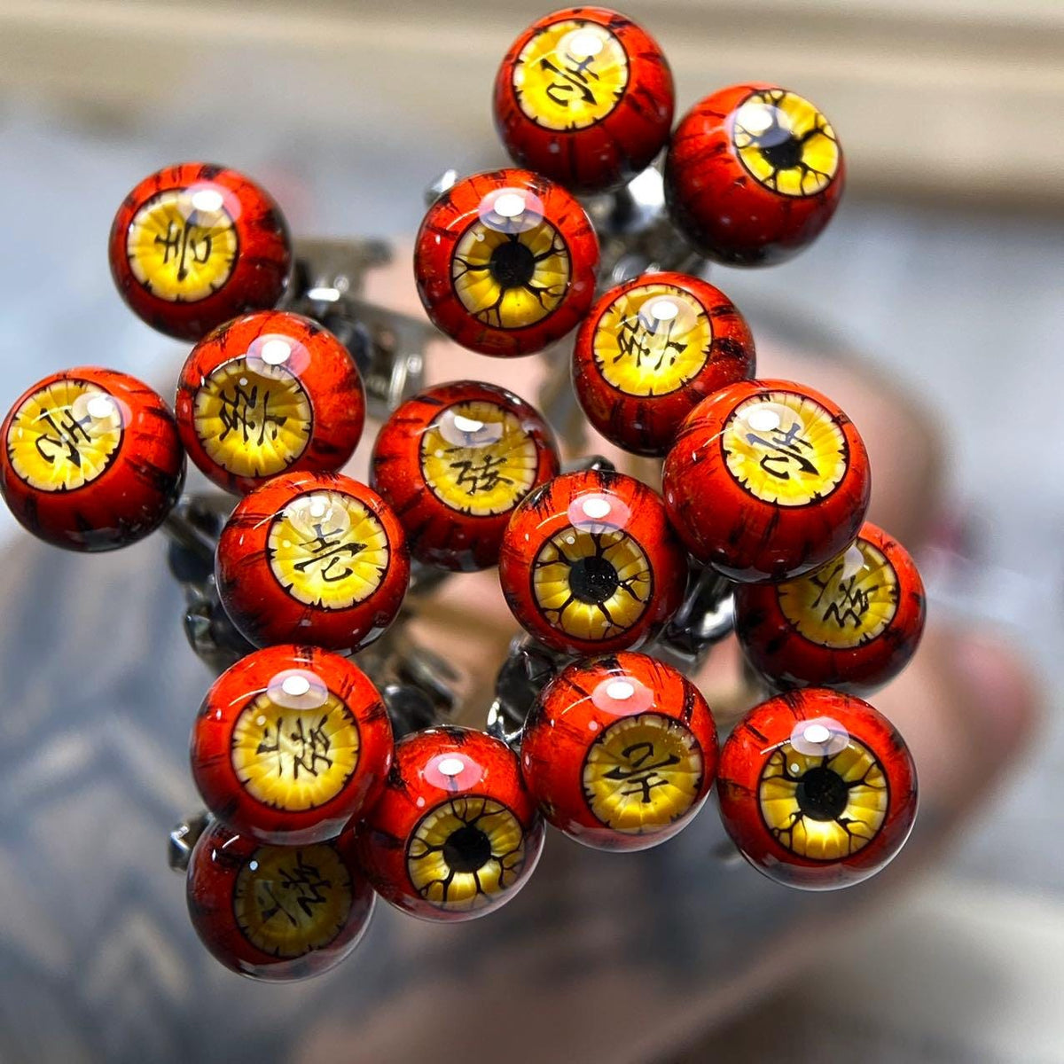 Cthulhu Eye - Upper Rank One Kokushibo | Ear/Tongue Titanium Studs