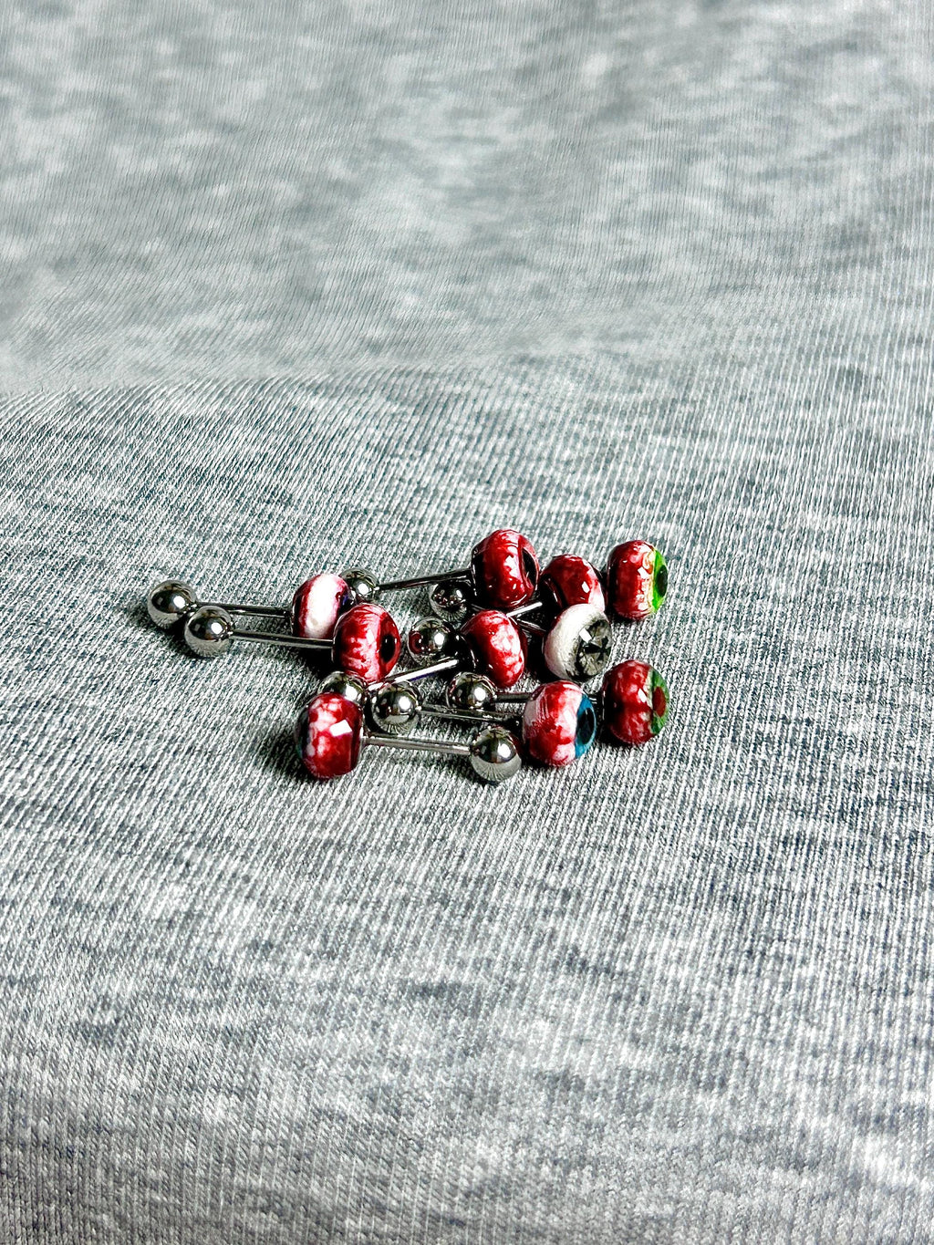 Cthulhu Eye - Bloody Mary Twin Gaze | Tongue/Ear/Lip Barbell
