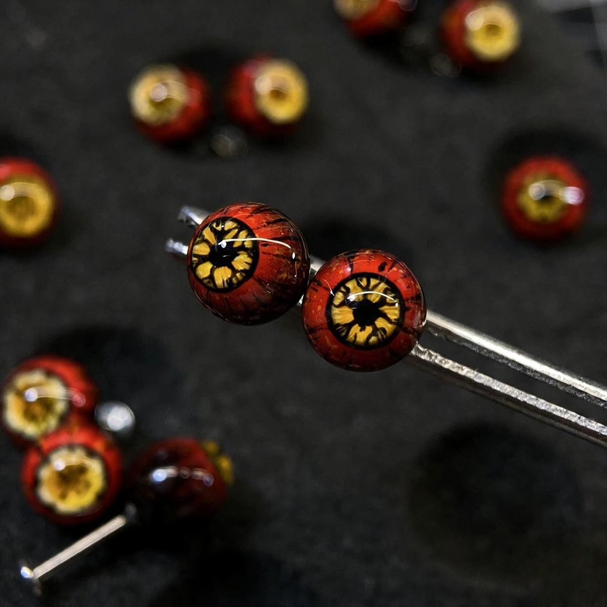 Cthulhu Eye - Upper Rank One Kokushibo | Ear/Tongue Titanium Studs