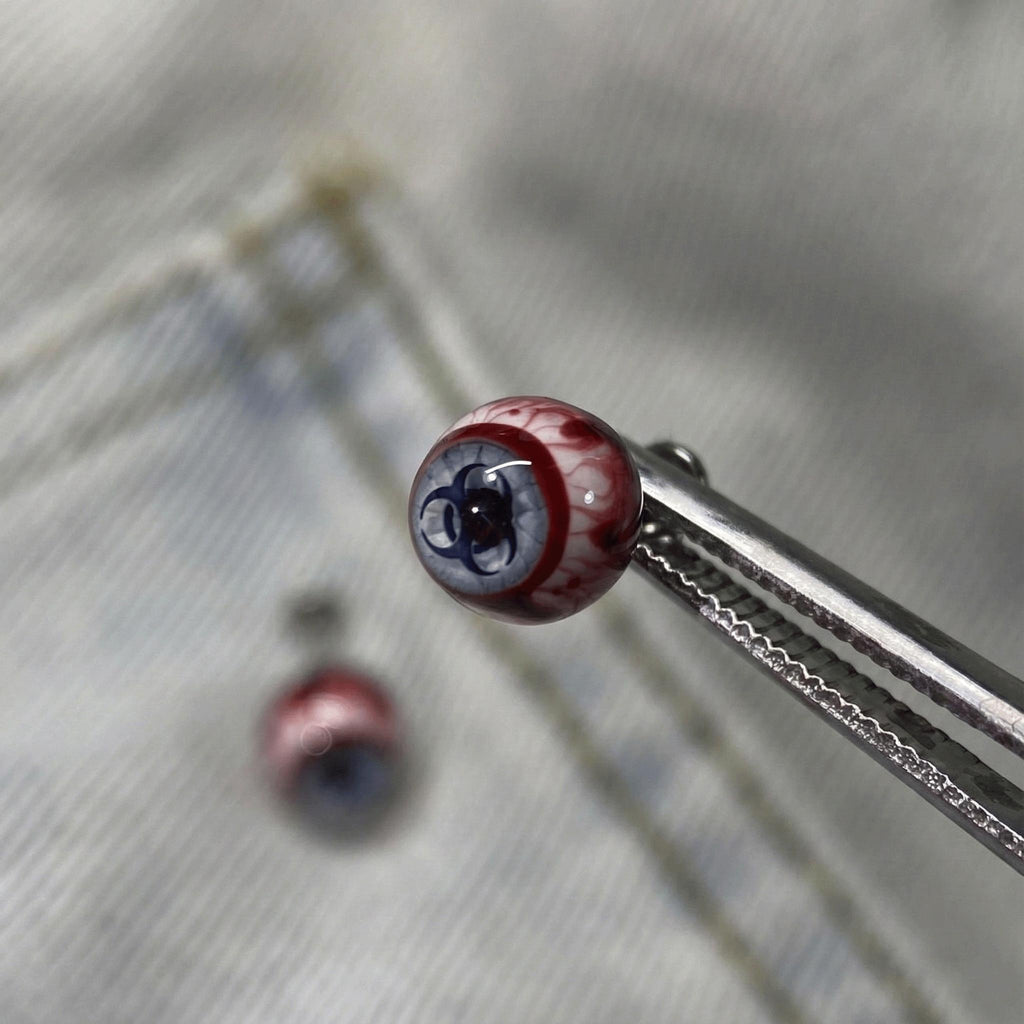 Cthulhu Eye - Toxic Protocol | Ear/Tongue/Lip Titanium Studs