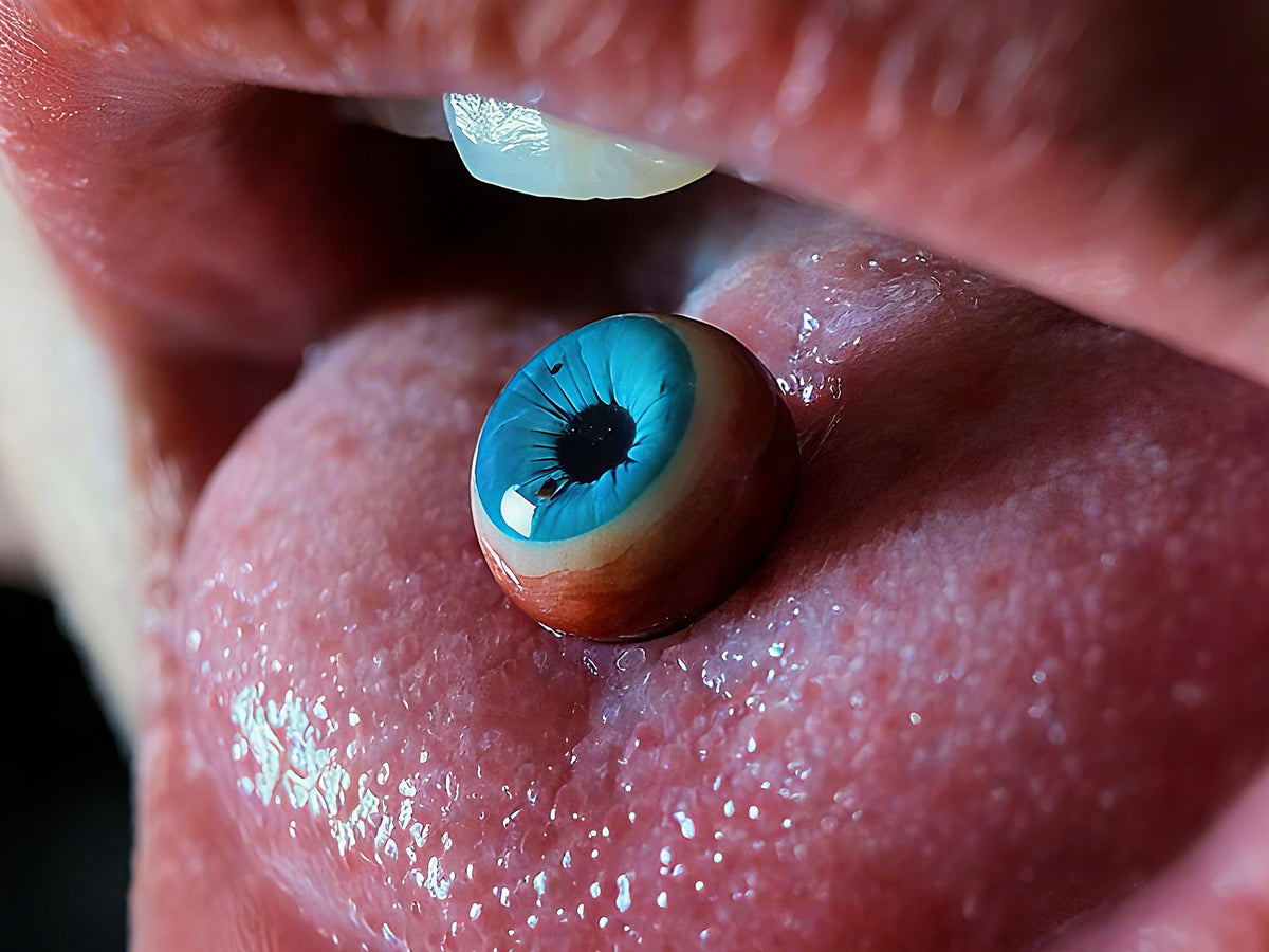 Cthulhu Eye - Realistic Lifelike Eyeball | Ear/Tongue/Lip Studs