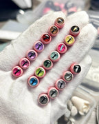 Cthulhu Eye - Lateral Slit Gaze | Ear/Tongue/Lip Titanium Studs