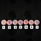 Cthulhu Eye - Pink Kitty Cross | Ear/Tongue/Lip Titanium Studs