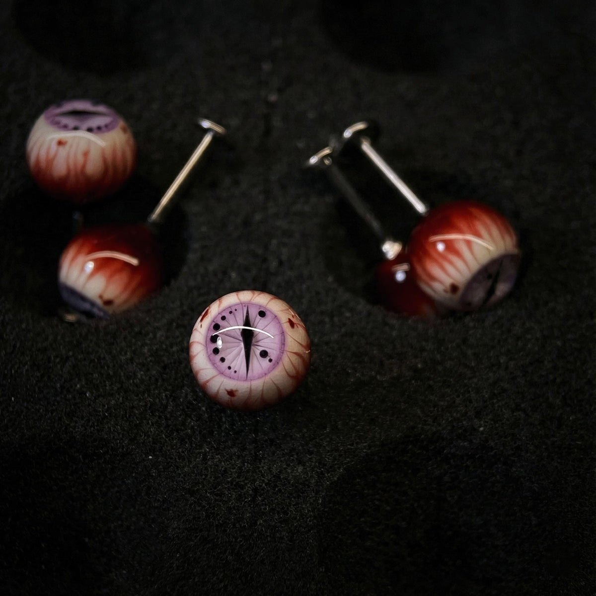 Cthulhu Eye - Fissure Iris | Ear/Tongue/Lip Titanium Studs