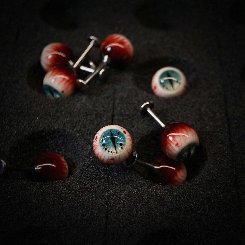 Cthulhu Eye - Fissure Iris | Ear/Tongue/Lip Titanium Studs