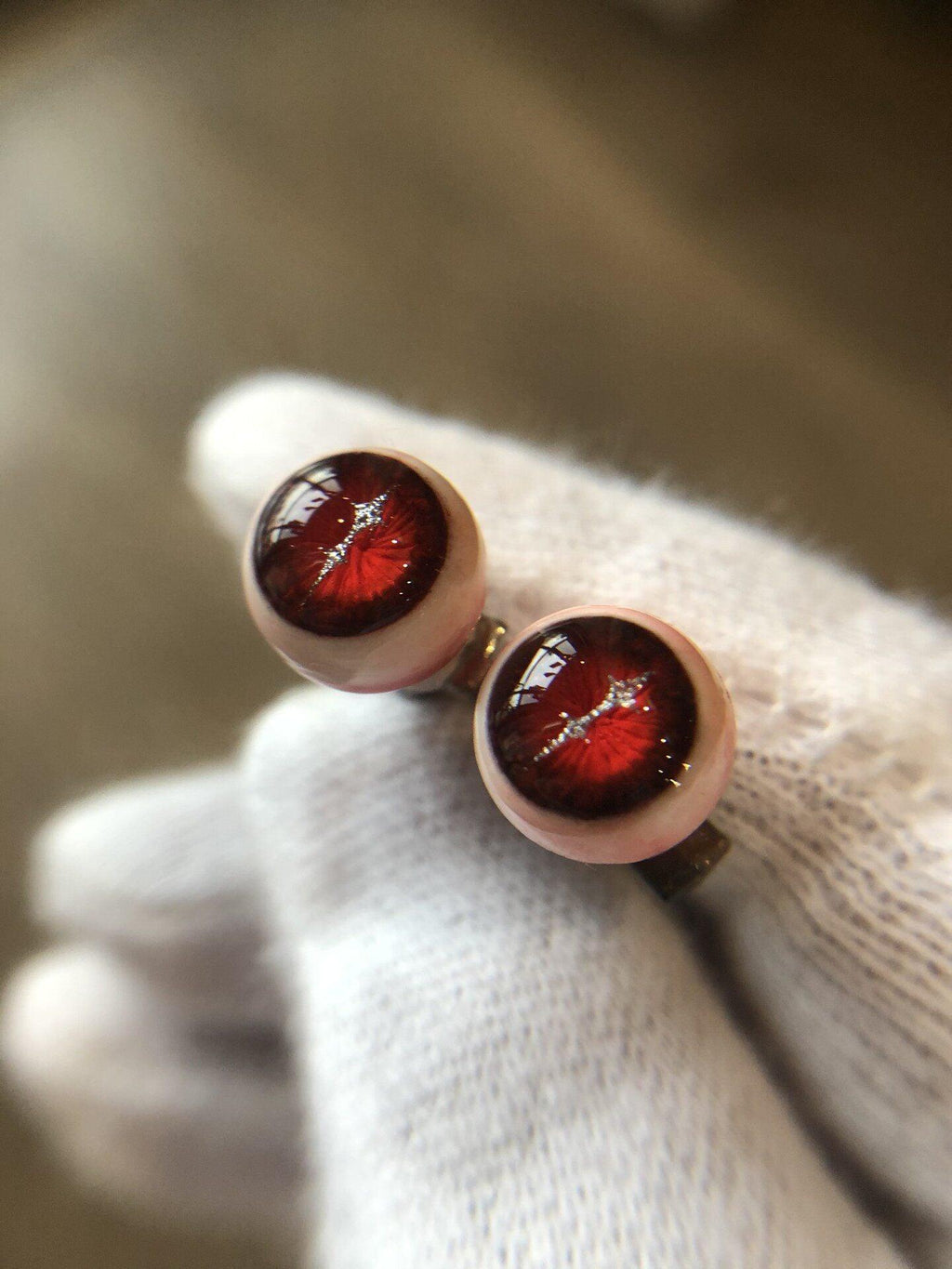 Cthulhu Eye - Crimson Eclipse | Ear/Tongue/Lip Titanium Studs
