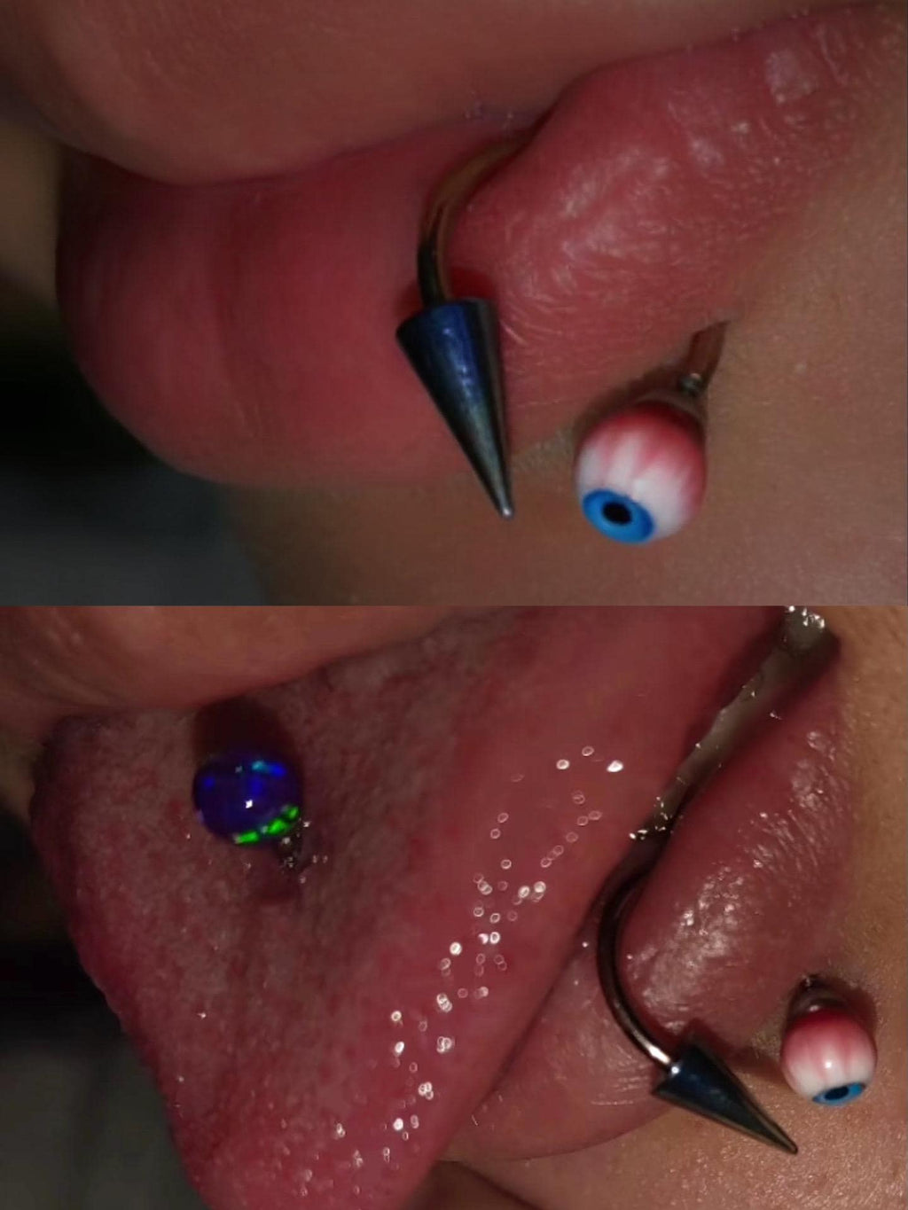 Cthulhu Eye - Solid Iris Custom Color | Ear/Tongue/Lip Titanium Studs