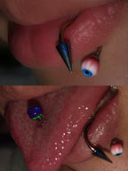 Cthulhu Eye - Solid Iris Custom Color | Ear/Tongue/Lip Titanium Studs