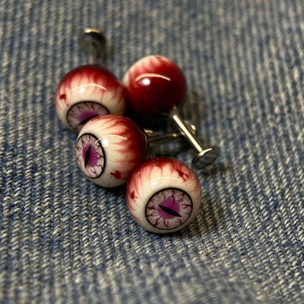 Cthulhu Eye - Nezuko Bloodline | Ear/Tongue/Lip Titanium Studs