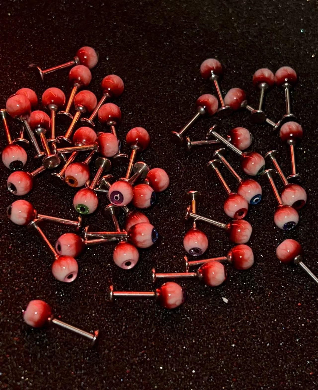Cthulhu Eye - Pearlescent Abyss | Ear/Tongue/Lip Titanium Studs