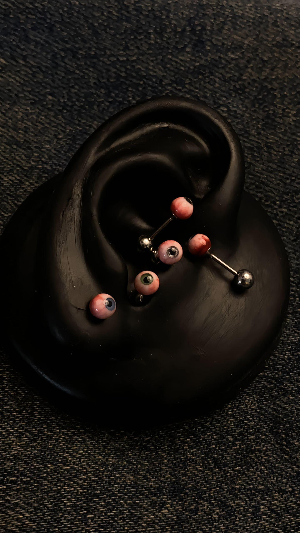Cthulhu Eye - Pearlescent Abyss | Ear/Tongue/Lip Titanium Studs