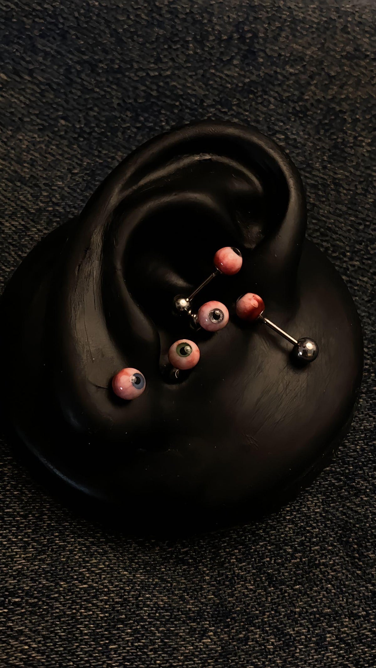 Cthulhu Eye - Pearlescent Abyss | Ear/Tongue/Lip Titanium Studs