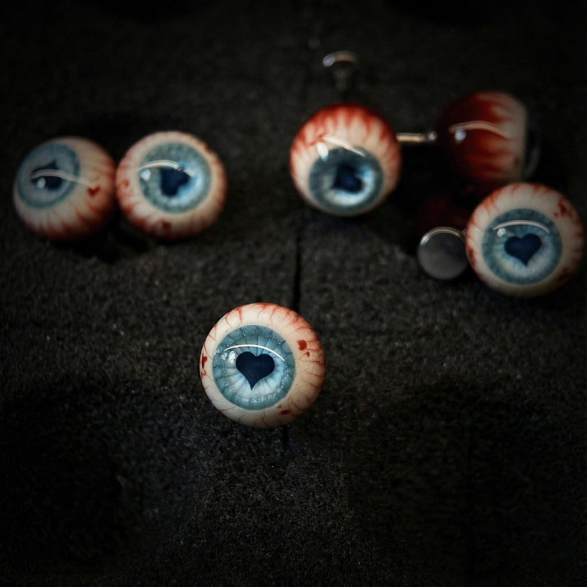 Cthulhu Eye - Faith Heart | Ear/Tongue/Lip Titanium Studs