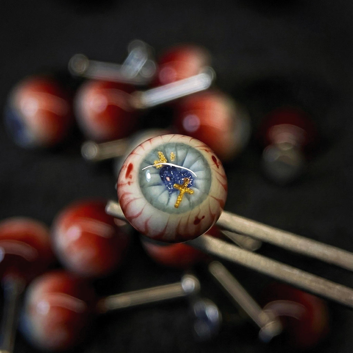 Cthulhu Eye - Faith Heart | Ear/Tongue/Lip Titanium Studs