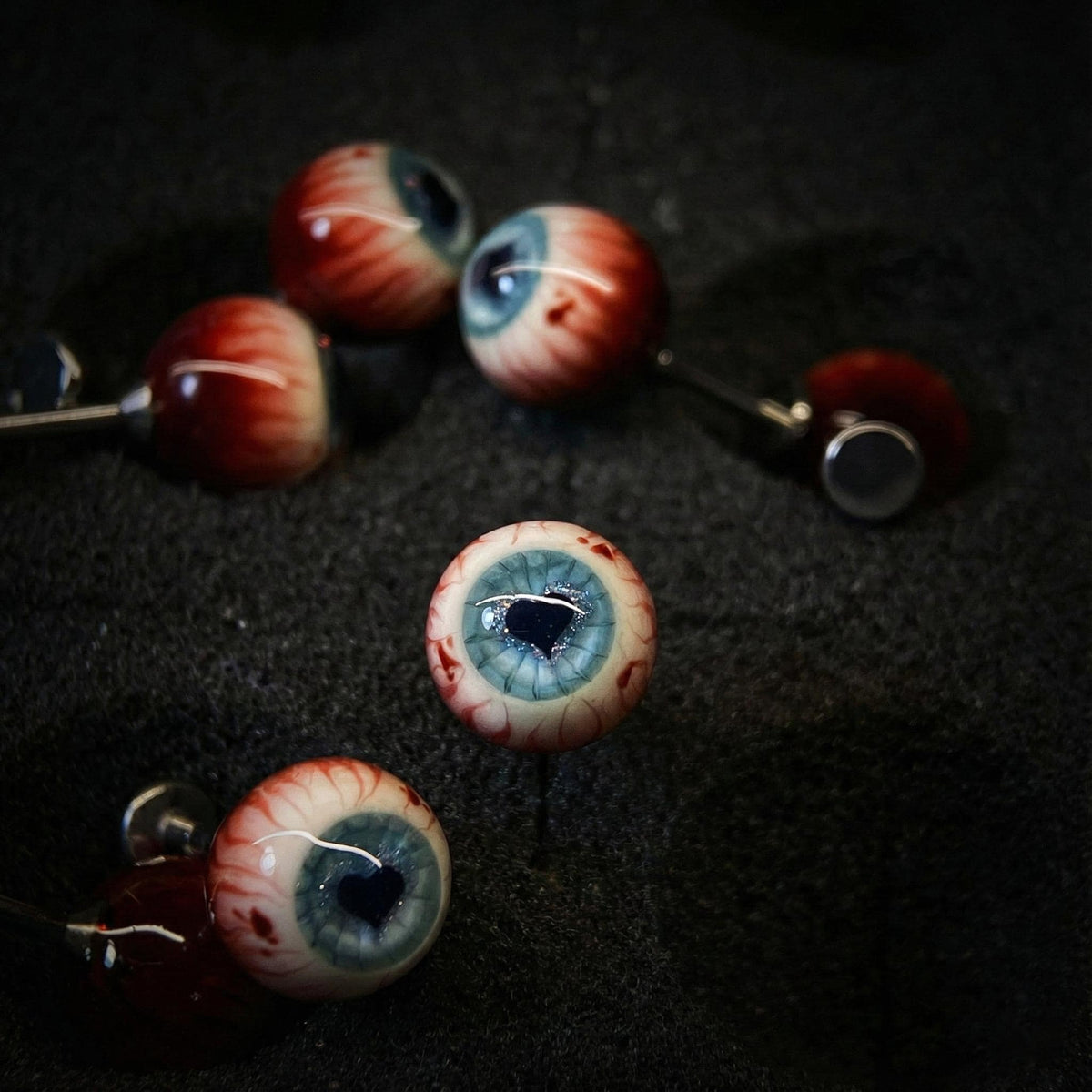 Cthulhu Eye - Faith Heart | Ear/Tongue/Lip Titanium Studs
