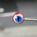 Cthulhu Eye - Sapphire Dragon | Ear/Tongue/Lip Titanium Studs