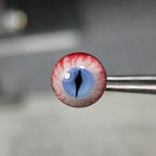 Cthulhu Eye - Sapphire Dragon | Ear/Tongue/Lip Titanium Studs