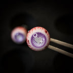Cthulhu Eye - Sacred Heart Cross | Ear/Tongue/Lip Titanium Studs