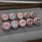 Cthulhu Eye - Sacred Cross | Ear/Tongue/Lip Titanium Studs