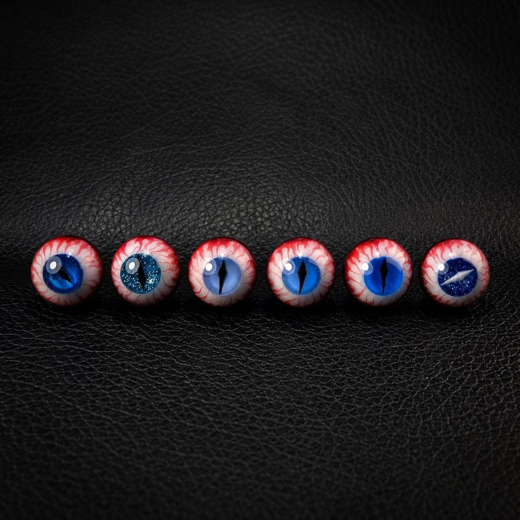 Cthulhu Eye - Sapphire Dragon | Ear/Tongue/Lip Titanium Studs