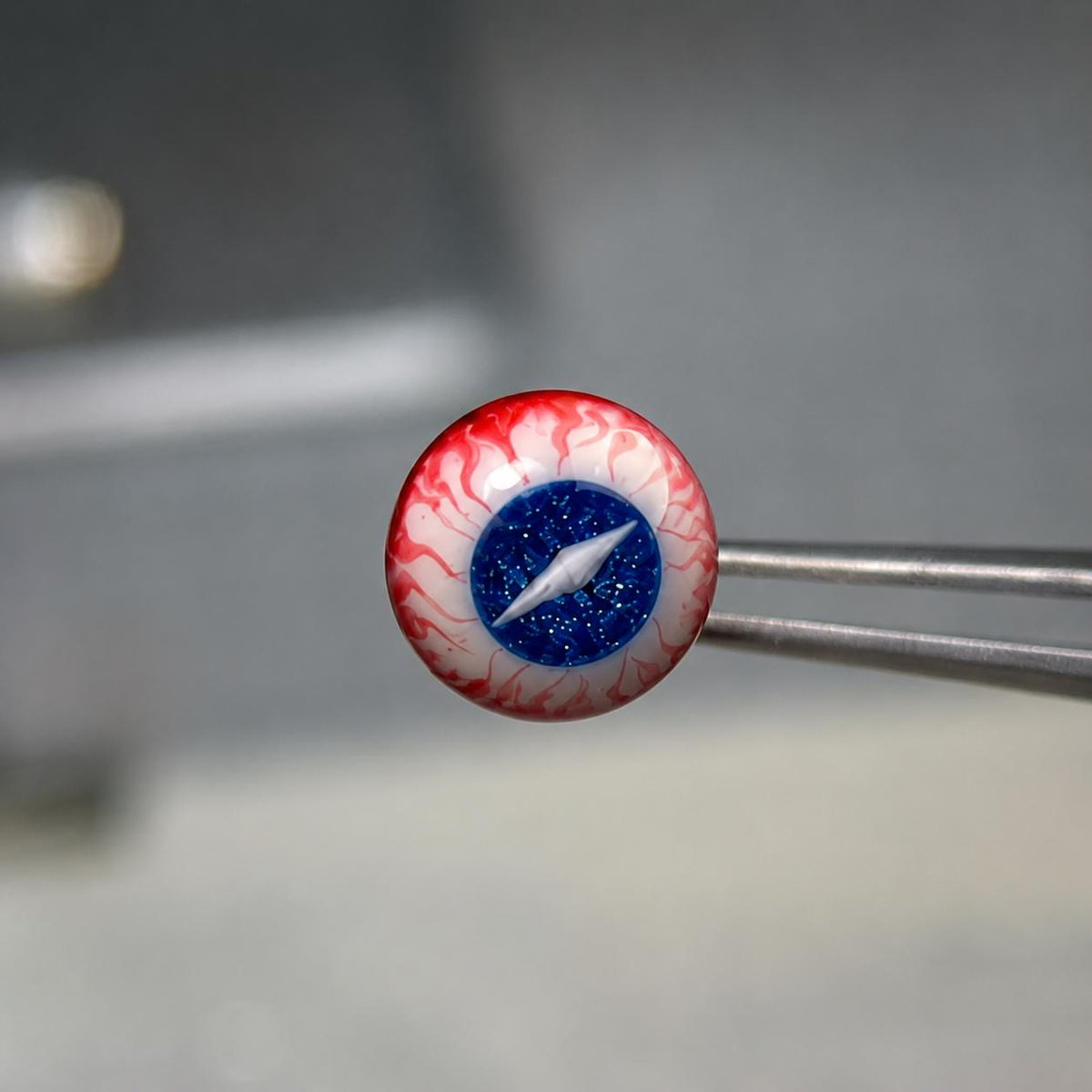 Cthulhu Eye - Sapphire Dragon | Ear/Tongue/Lip Titanium Studs