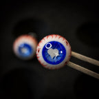 Cthulhu Eye - Sacred Heart Cross | Ear/Tongue/Lip Titanium Studs