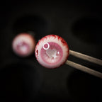 Cthulhu Eye - Sacred Heart Cross | Ear/Tongue/Lip Titanium Studs