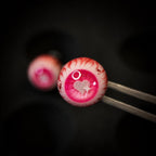 Cthulhu Eye - Sacred Heart Cross | Ear/Tongue/Lip Titanium Studs