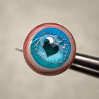 Cthulhu Eye - Kitty Heart Gaze | Ear/Tongue/Lip Titanium Studs