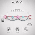 Sugar Cube Star Chain industrial barbell detail 6