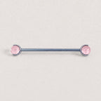 Crystal Sphere industrial barbell detail 14