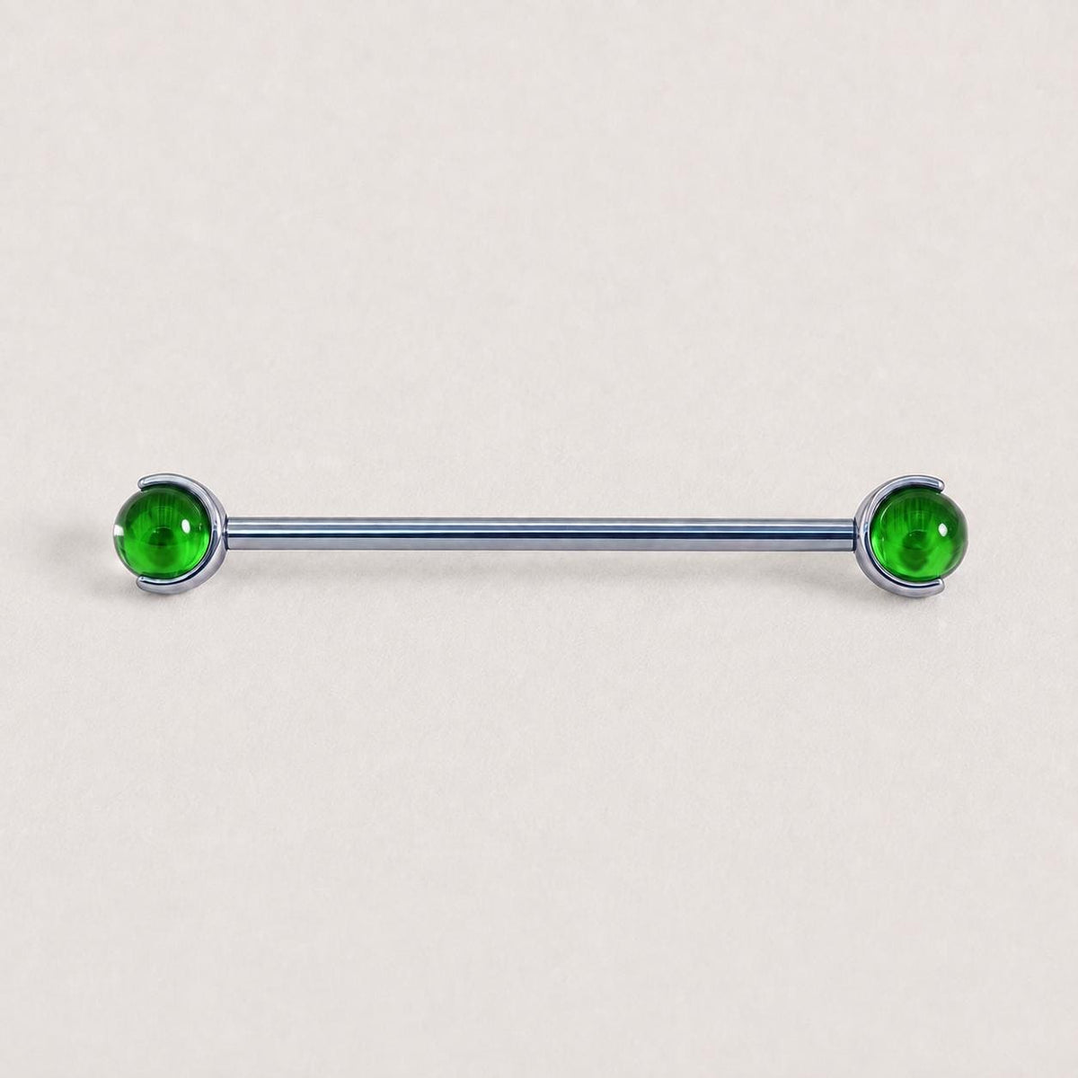 Crystal Sphere industrial barbell detail 15