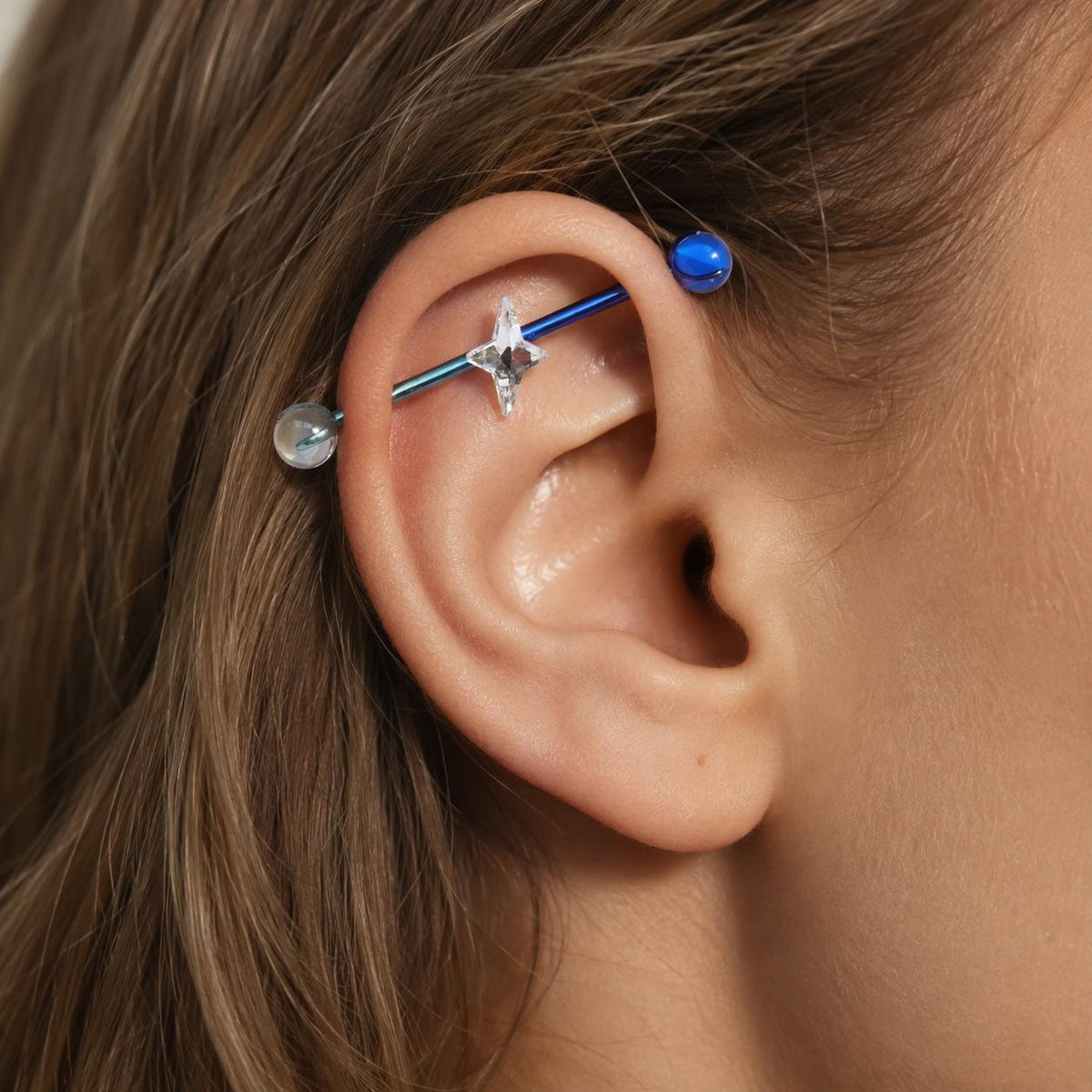 Double Star Chain industrial barbell detail 3