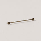 ETSY 4550812342 | IMAGE 11 | Prong-Set CZ Titanium Industrial Barbell