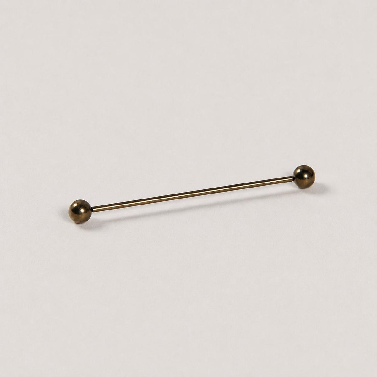 ETSY 4550812342 | IMAGE 11 | Prong-Set CZ Titanium Industrial Barbell