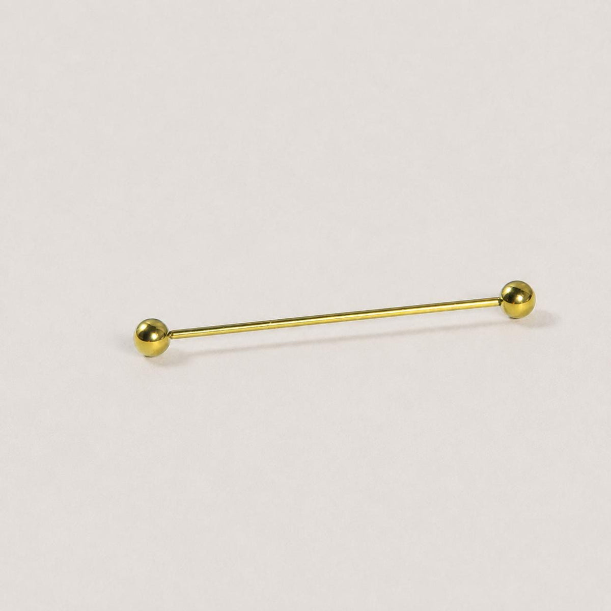 ETSY 4550812342 | IMAGE 12 | Prong-Set CZ Titanium Industrial Barbell