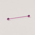 ETSY 4550812342 | IMAGE 13 | Prong-Set CZ Titanium Industrial Barbell