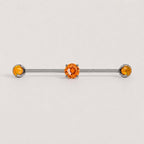 ETSY 4550825854 | IMAGE 9 | Opal Crystal Titanium Industrial Barbell