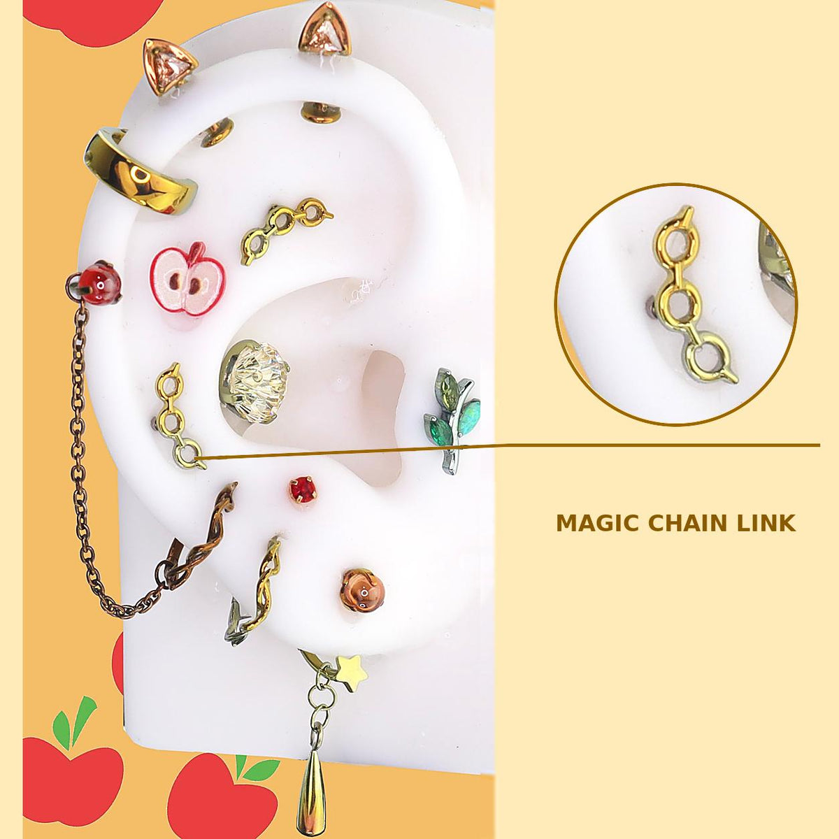 Applejack Ear Stack size and fit reference