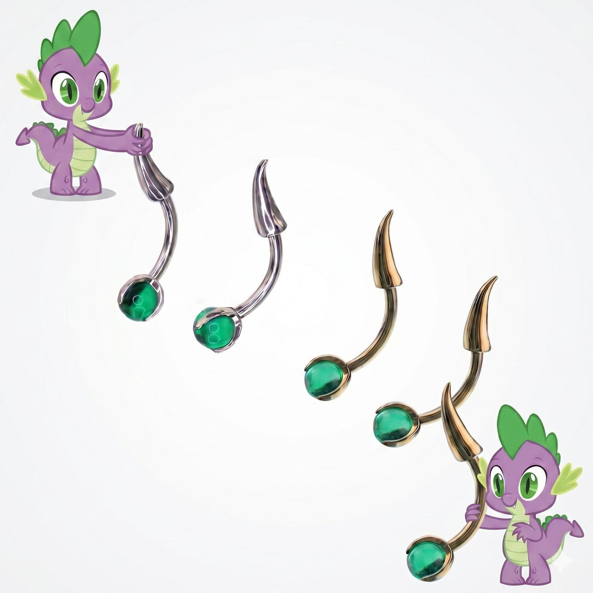 Emerald Dragon Claw character color and finish detail