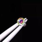 ETSY 4553764220 | IMAGE 7 | Mystic Rainbow Moissanite Flat Back Stud