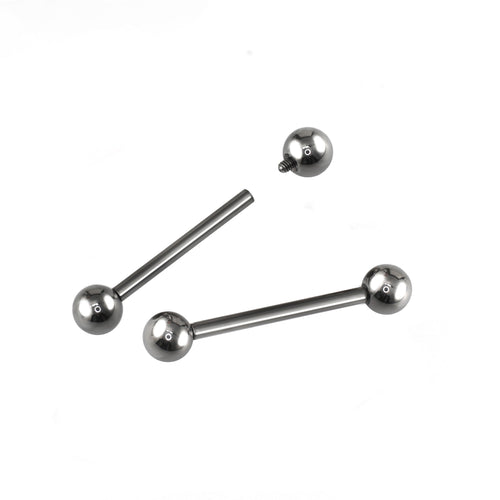 14G | 16G Classic Internally Threaded Titanium Barbell - product image 2