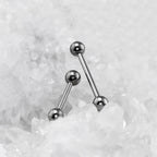 14G | 16G Classic Internally Threaded Titanium Barbell - product image 3