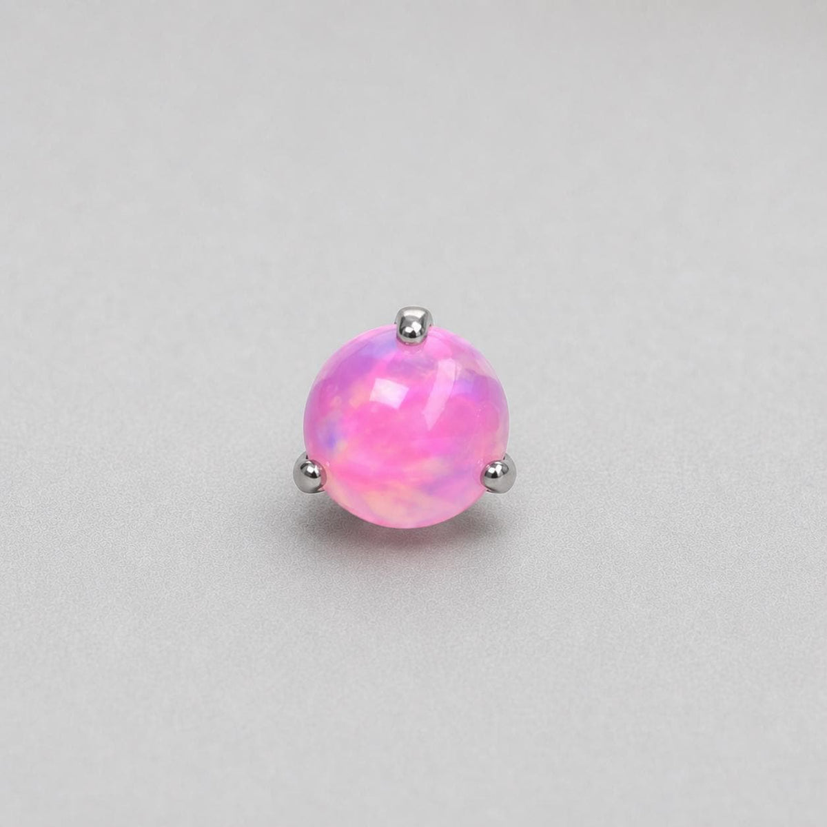 Aurora Orb Opal OP517 Pink F136 Titanium piercing top