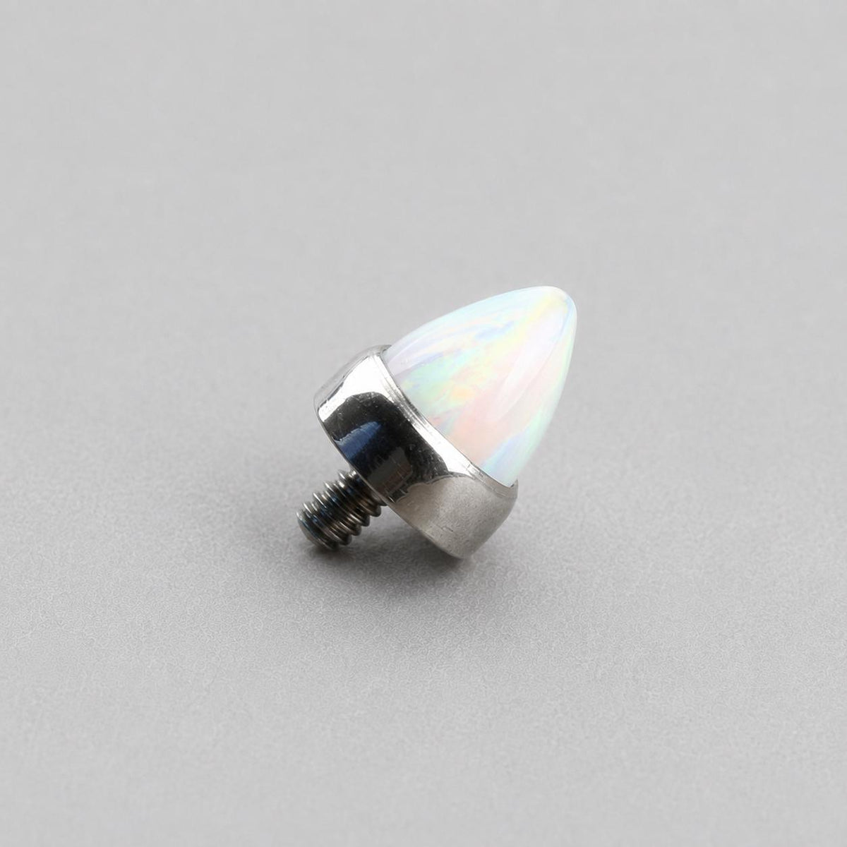 Prism Spike Opal OP17 White F136 Titanium piercing top