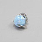 Solar Dragon Fire Opal OP26 Light Blue F136 Titanium piercing top